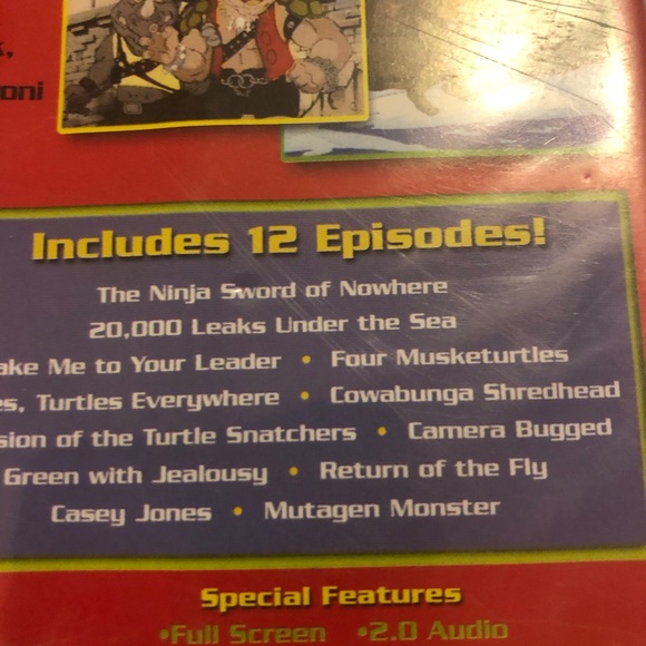 Teenage Mutant Ninja Turtles - Original Series Season 4 (DVD) 12 episodes - Picture 6 of 12